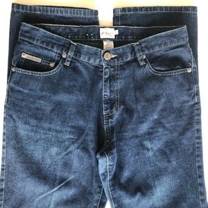 CALVIN KLEIN Jeans Straight Dark Blue Size 6